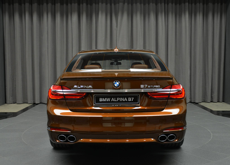 Illustration for article titled Custom New BMW Alpina B7 Is Offensively Brown And Extremely Pretty